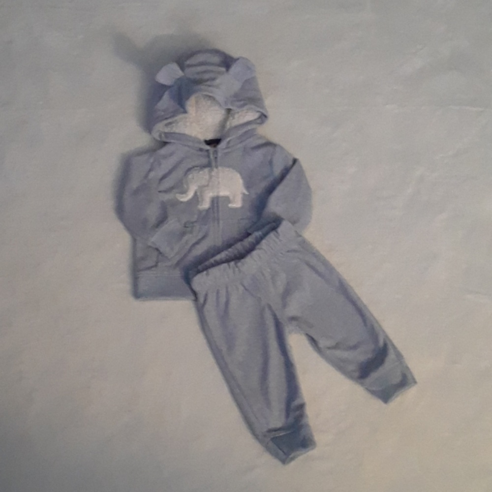 Baby boy hooded set